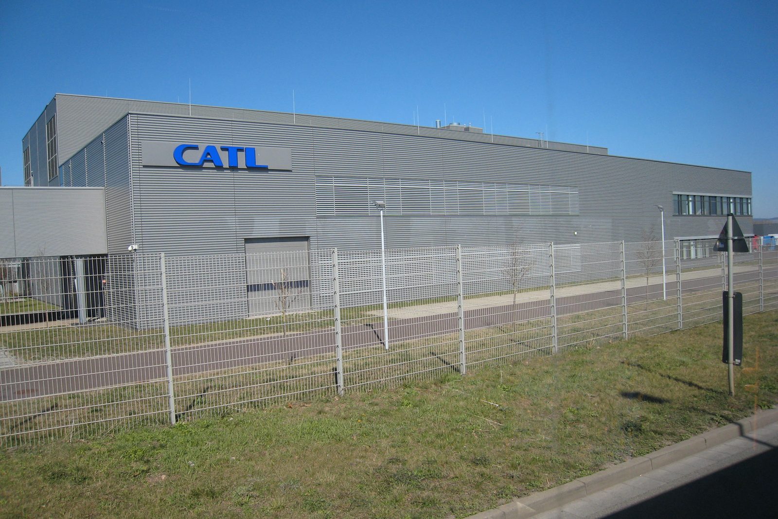 The CATL battery factory building in Arnstadt, Germany